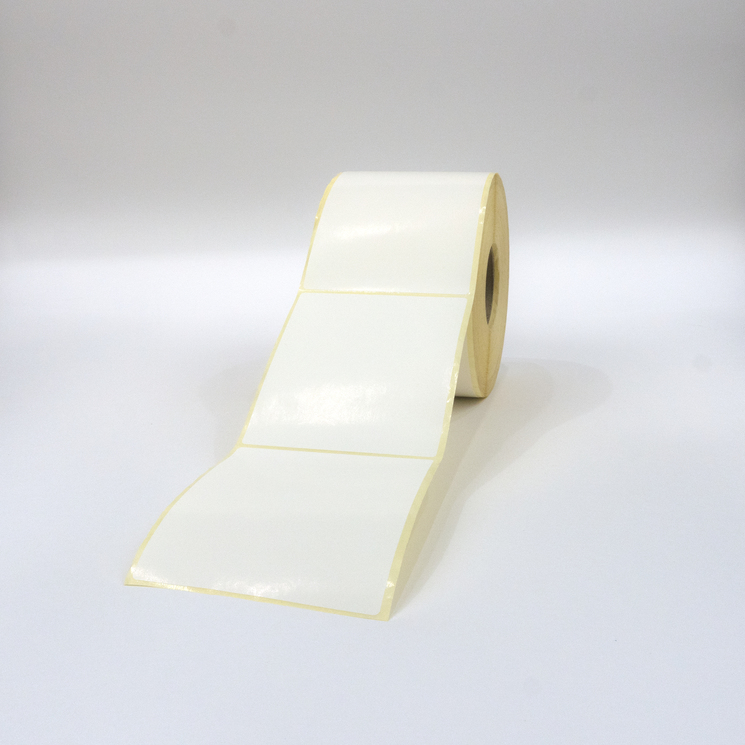 Термотрансферные 75х120 мм, полуглянец, 500 шт/р, диаметр втулки 40 мм (1,5 дюйма)