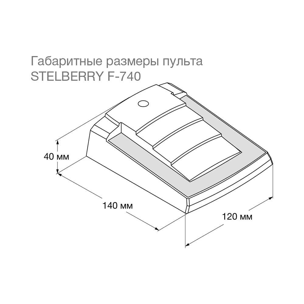 4-зонный пульт громкого оповещения F-740