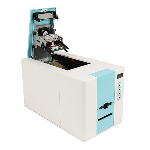 Принтер пластиковых карт Dascom DC-240 односторонний, 300 х 600 dpi, USB (2.0) 28.AFF.6195, стартпак с лентой и картами