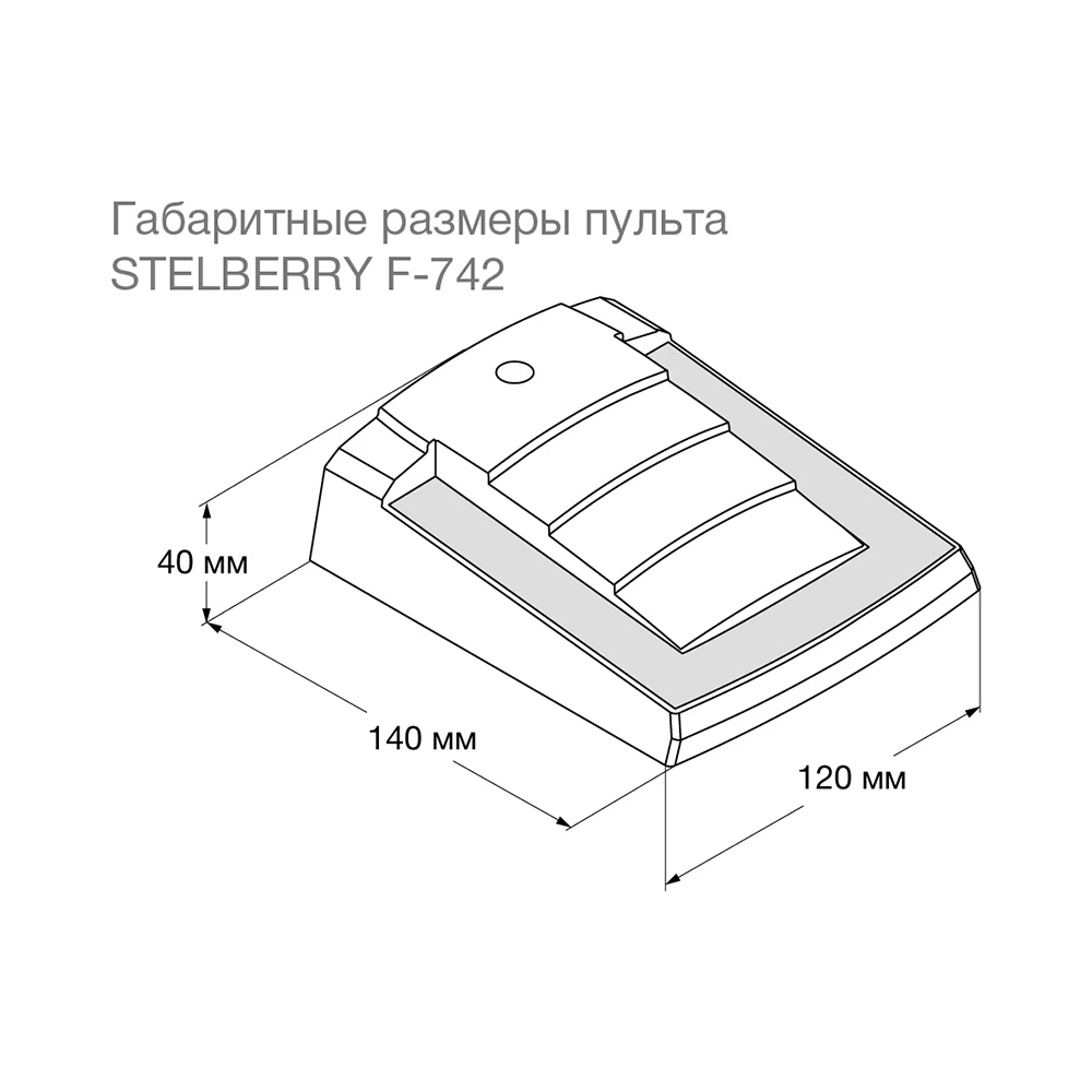 4-зонный пульт громкого оповещения F-742
