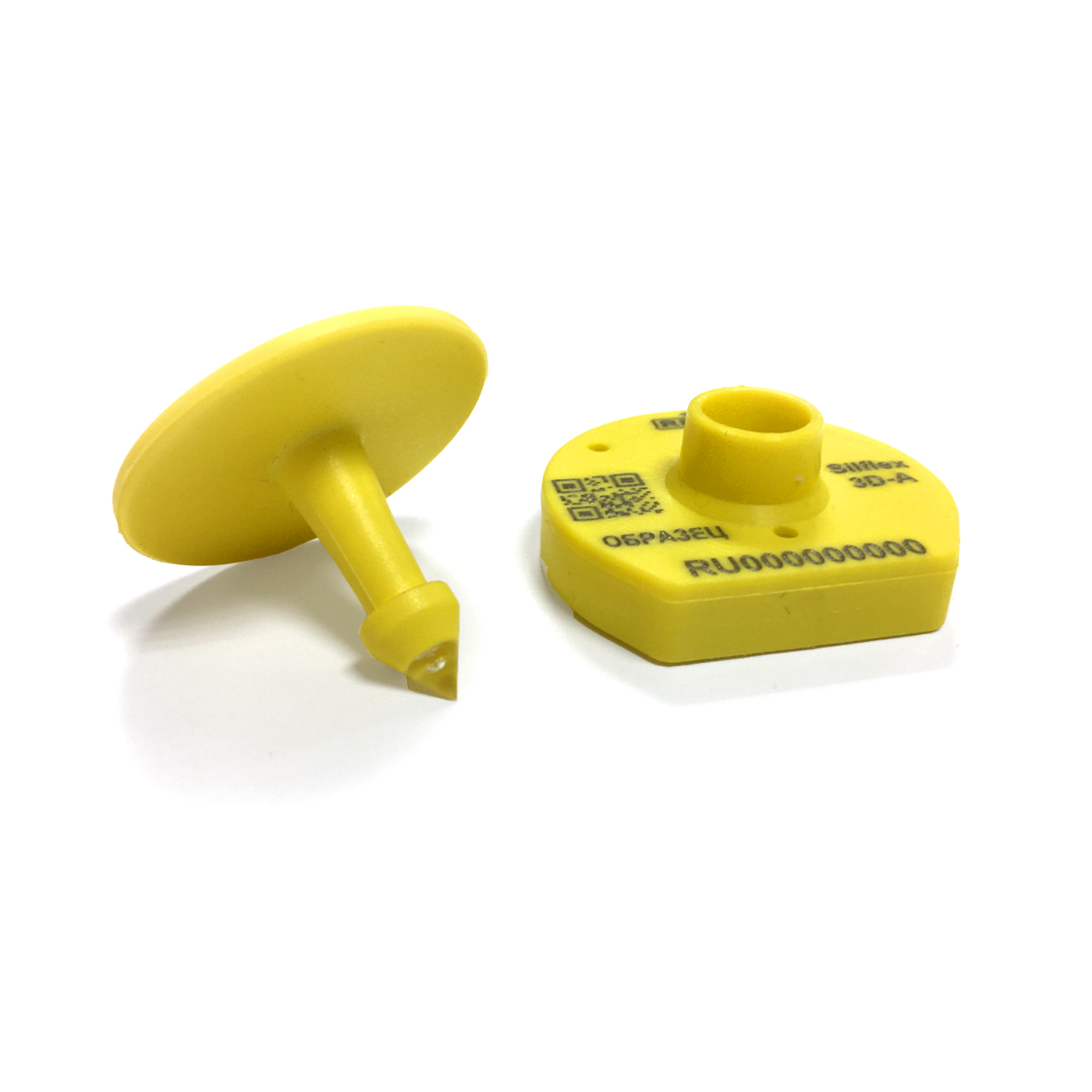 Ушная UHF-бирка Силфлекс 3D-А для идентификации животных