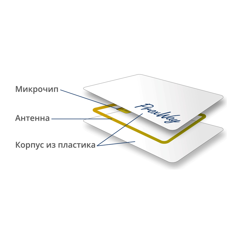 Proximity карта EM-Marin PW-02 Clamshell Card