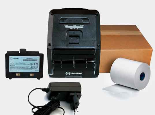 Мобильный принтер этикеток Sewoo LK-P34L, 203 dpi, Wi-FI P34LWFCG2