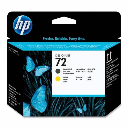 Печатающая головка HP 72 (matte black/yellow) (C9384A)