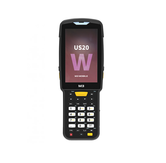 Терминал сбора данных M3 Mobile US20W, Android 10, Zebra SE4850, 4 ГБ / 64 ГБ, Qualcomm Snapdragon SDA660, 2,2 ГГц, восемь ядер, 6700 мАч, S20W0C-QLCWRE-HF