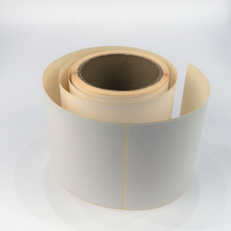 Термоэтикетки 75х120 мм, ЭКО, 300 шт./р., 34 рул./коробка, диаметр втулки 40 мм (1,5 дюйма)