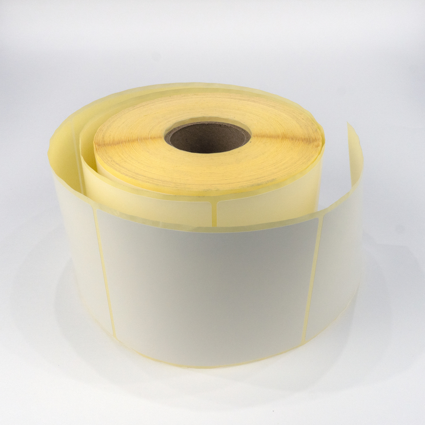 Термотрансферные 75х120 мм, полуглянец, 500 шт/р, диаметр втулки 40 мм (1,5 дюйма)