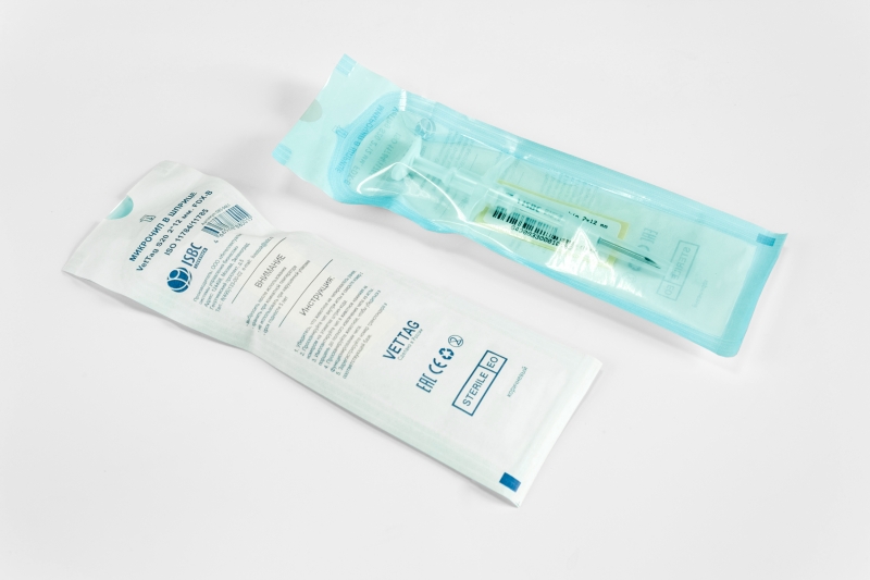 Микрочип в шприце VetTag S20 (2*12 мм)