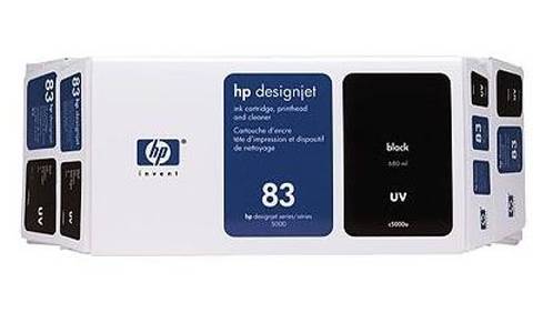 Печатающая головка HP 83 UV (black/cleaner) (C4960A)