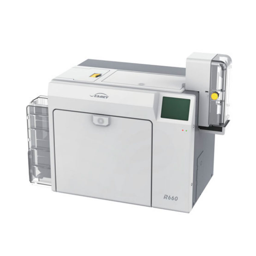 Принтер пластиковых карт Seaory R660: ретрансферная двусторонняя печать 600dpi x 600dpi, 20-38 сек/карта, USB, Ethernet FGI.R6601.EUZ