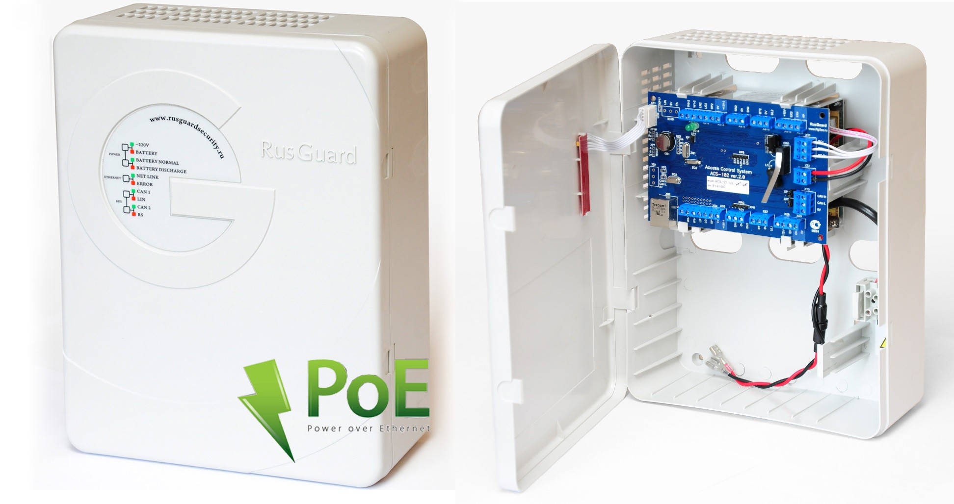 Контроллер  RusGuard СКУД ACS-102-CE-B(POE)