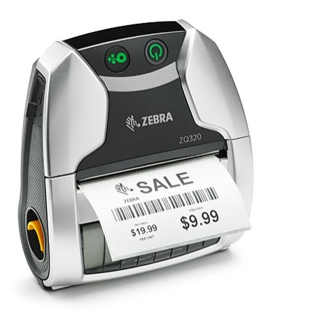 Принтер этикеток Zebra ZQ320, 203 dpi, USB, Bluetooth, Wi-Fi ZQ32-A0W01RE-00