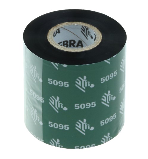 Риббон Zebra 5095 60 мм х 300 м, Resin, намотка OUT, втулка ширина 60 мм, диаметр 25,4 мм (1 дюйм), 05095BK06030