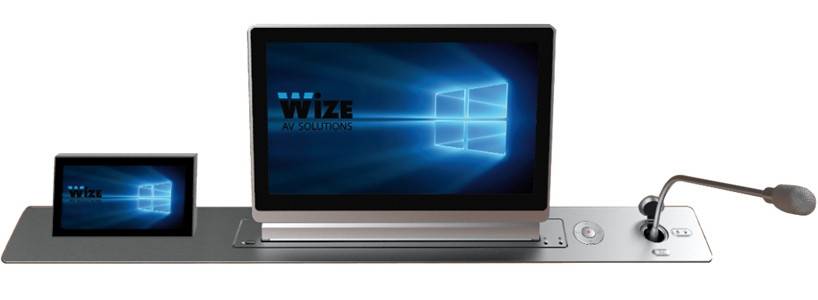 Выдвижной монитор Wize Pro Brio Conference WR-17BRC (черный) (AVX 112290)