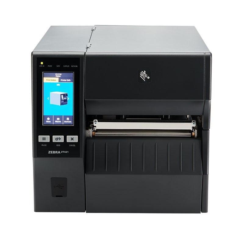 RFID принтер этикеток Zebra ZT421, 300 dpi, USB, Ethernet, RS232, Bluetooth ZT42163-T0E00C0Z