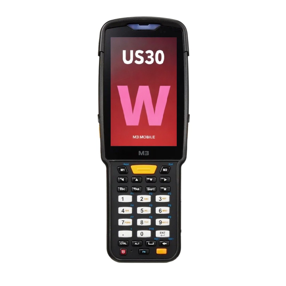 Терминал сбора данных M3 Mobile US30W, Android 13, Zebra SE5800, 4 ГБ / 64 ГБ, 2,4 ГГц, восемь ядер, 6700 мАч, US300D-TLCWRE-HF