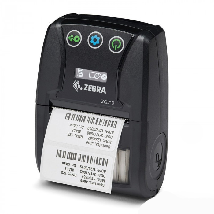 Принтер этикеток Zebra ZQ210, 203 dpi, Bluetooth, USB ZQ21-A0E12KE-00