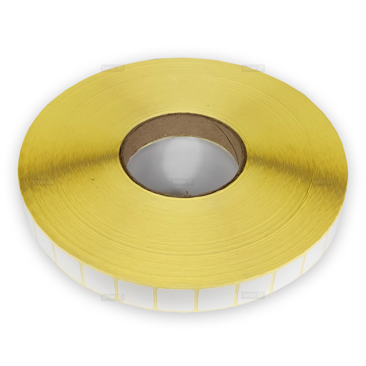 Термотрансферные этикетки 20х20 мм, полипропилен, 10000 шт./р., диаметр втулки 76 (2,9 дюйма)