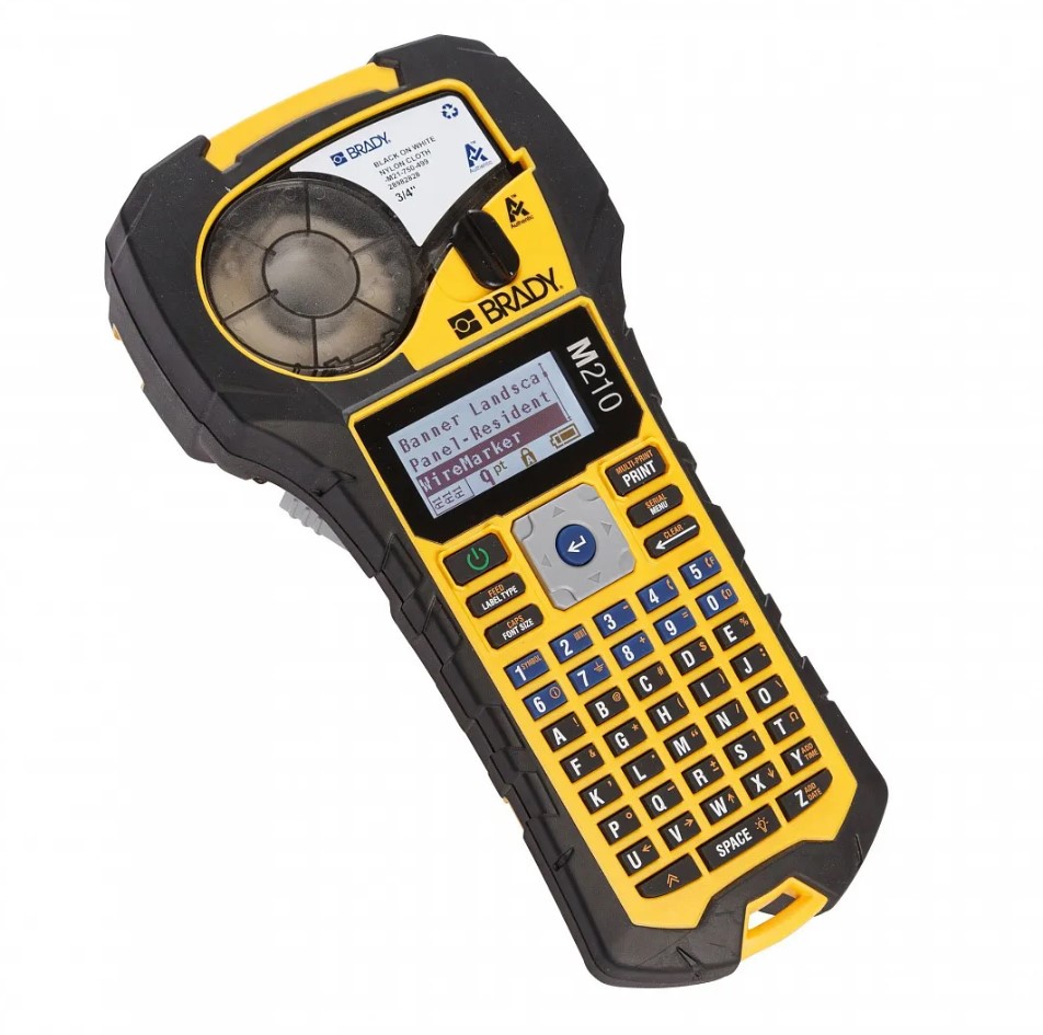 Портативный ленточный принтер этикеток Brady M210-RUS с кириллицей brd152262