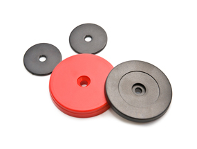 Диск с отверстием, АВС пластик, D50x2x5 EBlack