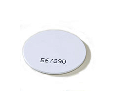 Диск белый, ПВХ пластик, D25, Mifare1K