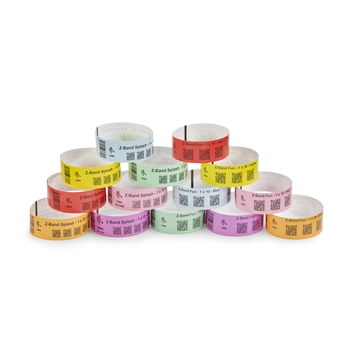Этикетки-браслеты Z-Band Fun Yellow Desktop 25х254 мм   (350 шт.) 10012718-2