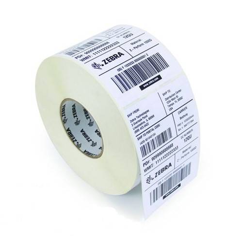 Термоэтикетки Zebra Z-Select 2000Т 57х32 мм, полуглянец, 5087 шт/р, диаметр втулки 76 мм (2,9 дюйма) 3006324