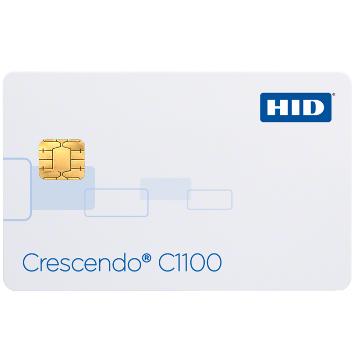 Контактная смарт-карта HID Crescendo C1100 (PKI +DESFire EV1 +HID Prox/Indala 401100G