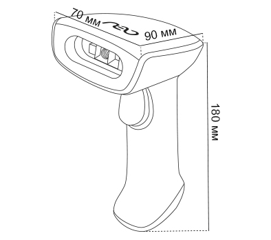 Сканер штрих-кода NEO-X100 C2D 4536