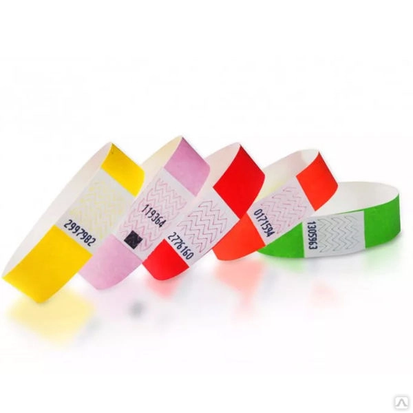 Этикетки-браслеты Z-Band Fun Red DeskTop 25х254 мм (350 шт.) 10012712-1