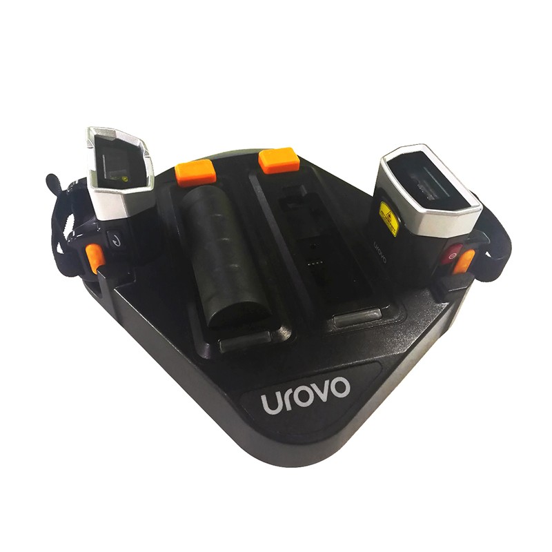Зарядная станция HBCU2 / 5.5V-2.6A на 2 ТСД и 2 АКБ для ТСД Urovo U2 и сканера-кольцо ACC-HBCU2