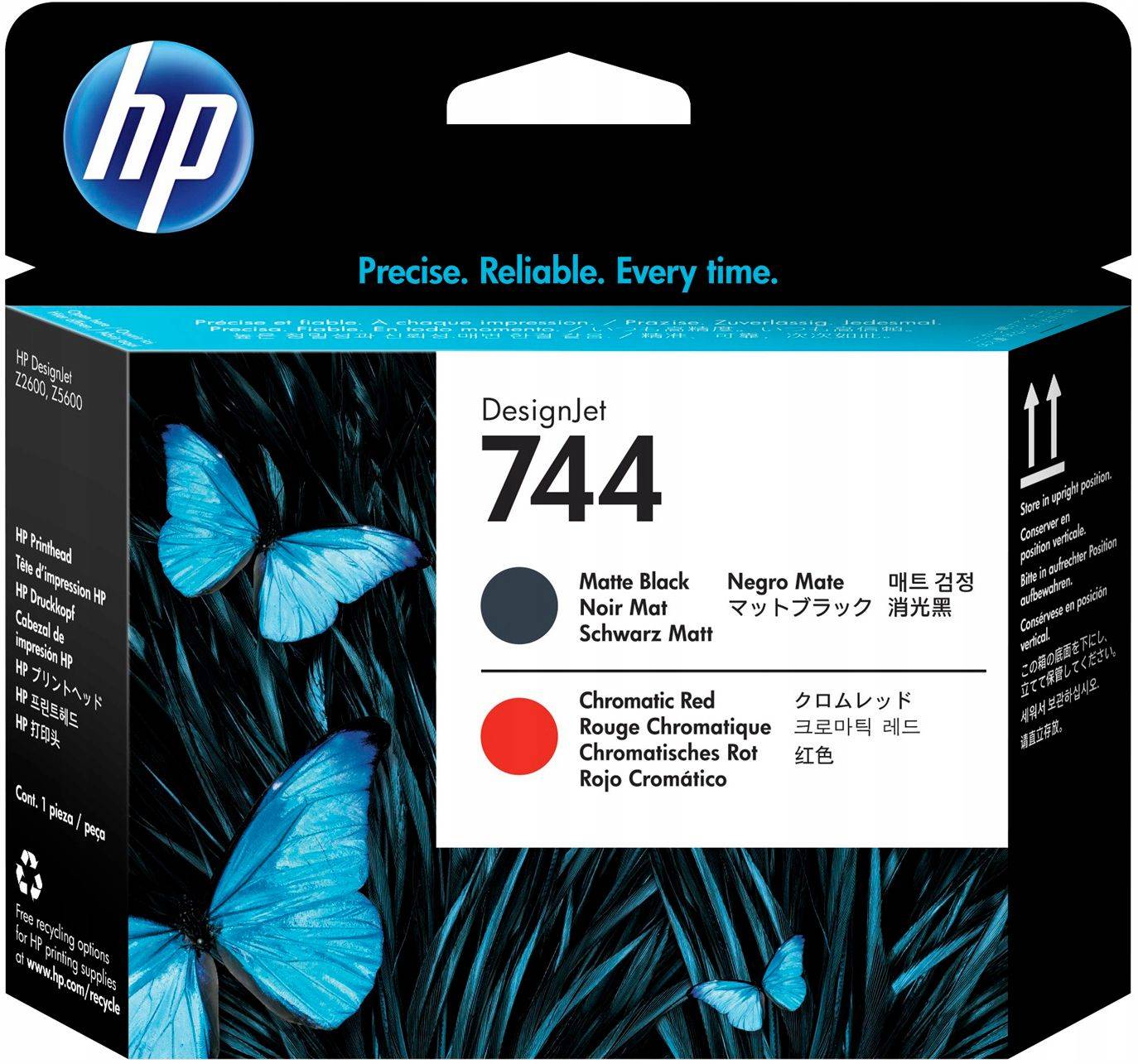 Печатающая головка HP 744 Printhead (matte black, chromatic red) (F9J88A)