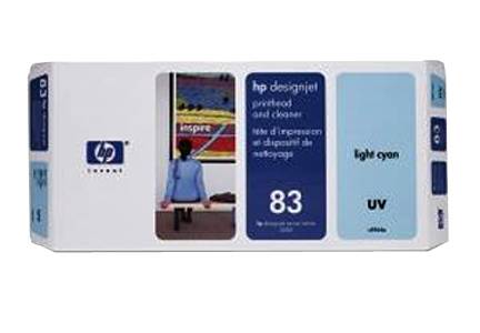 Печатающая головка HP 83 UV (light cyan/cleaner) (C4964A)