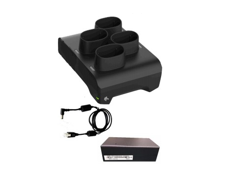 4-слотовый кредл для сканера штрих-кода Zebra CS6080 CR6080-SC400F4WW