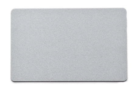 Пластиковая карта Zebra 104523-132 металлик серебро