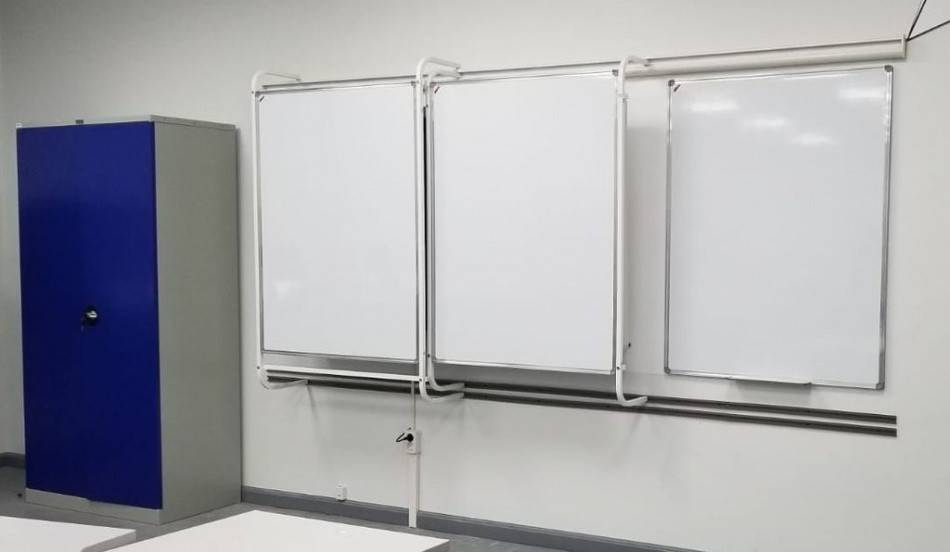PolyGlide рельсовая система Slide Mono-2 для ЖК-панелей и интерактивных досок 65–75 КР 230 (Р-маркер, Н-маркер) (DGS 103352)