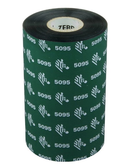 Риббон Zebra 5095 110 мм х 450 м, Resin, намотка OUT, втулка ширина 110 мм, диаметр 25,4 мм (1 дюйм), 05095BK11045
