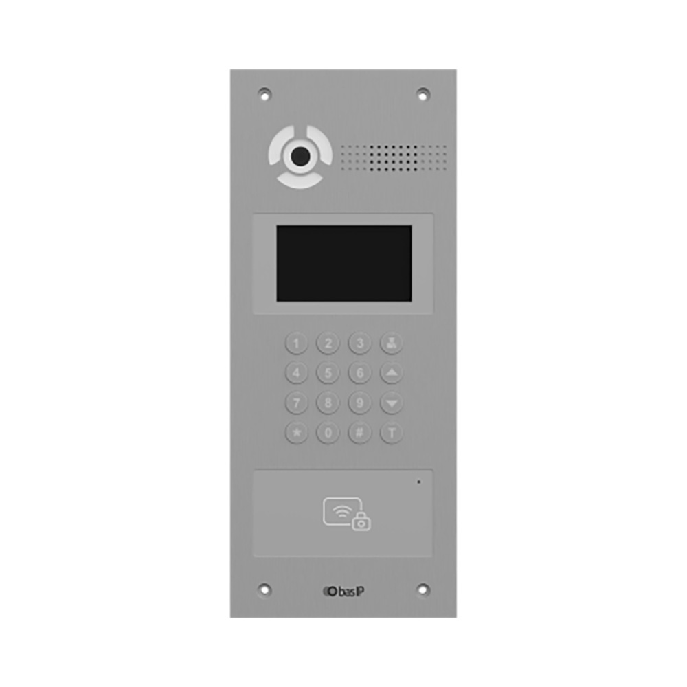 Многоабонентская IP вызывная панель AA-07BDI SILVER