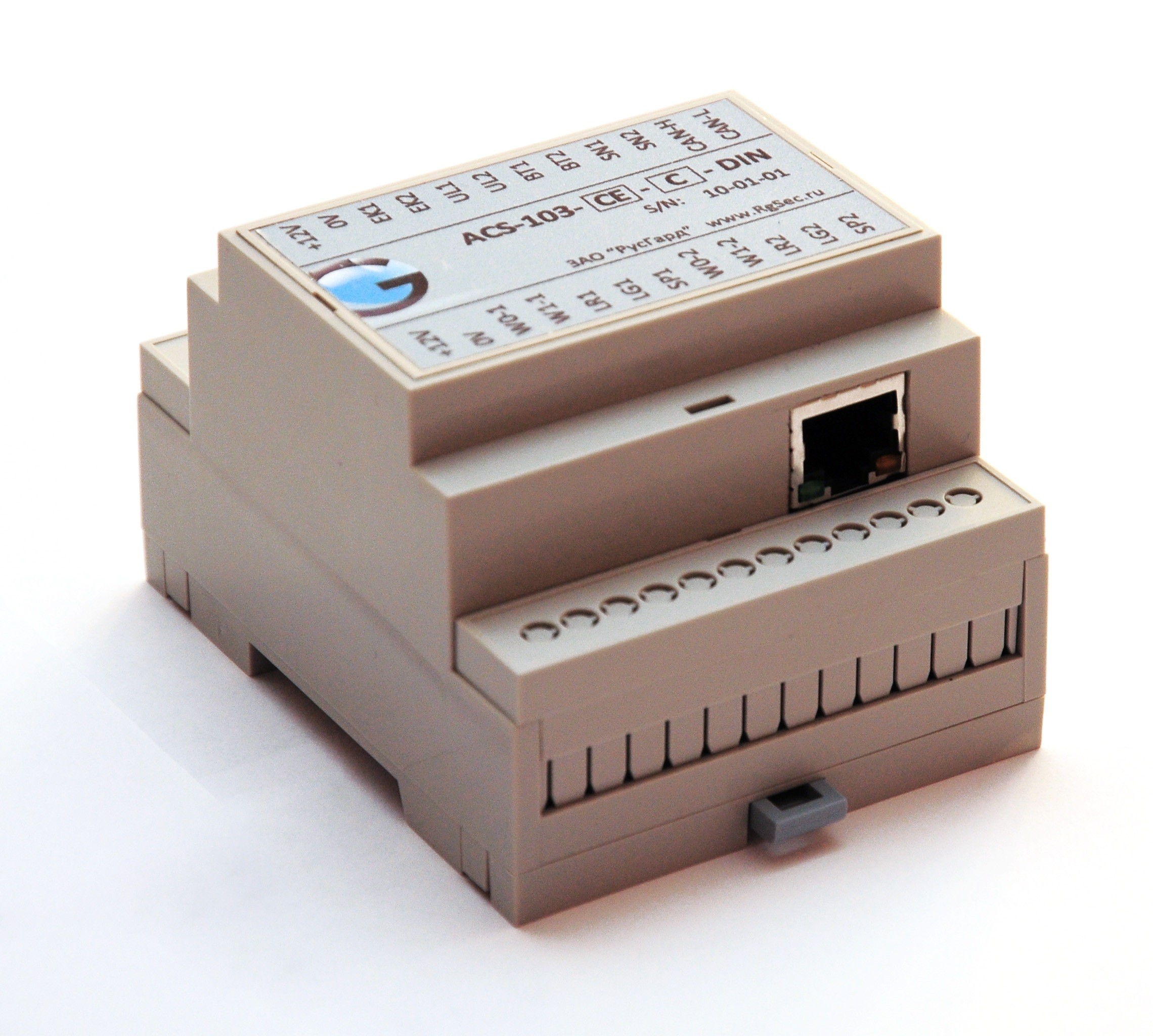 Контроллер  RusGuard СКУД ACS-103-CE-DIN(M)