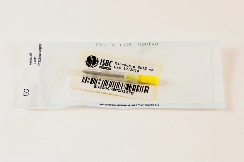 Микрочип в игле VetTag N20 (2*12 мм)
