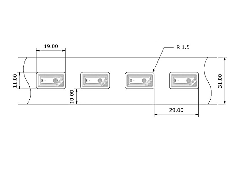 NFC этикетка Силтэк S-Tag PL-0458