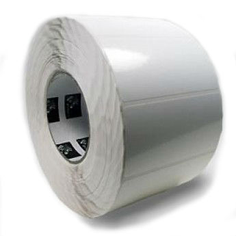 Термотрансферные этикетки 58х40 мм., полипропилен, 700 шт./р., диаметр втулки 40 мм (1,5 дюйма)