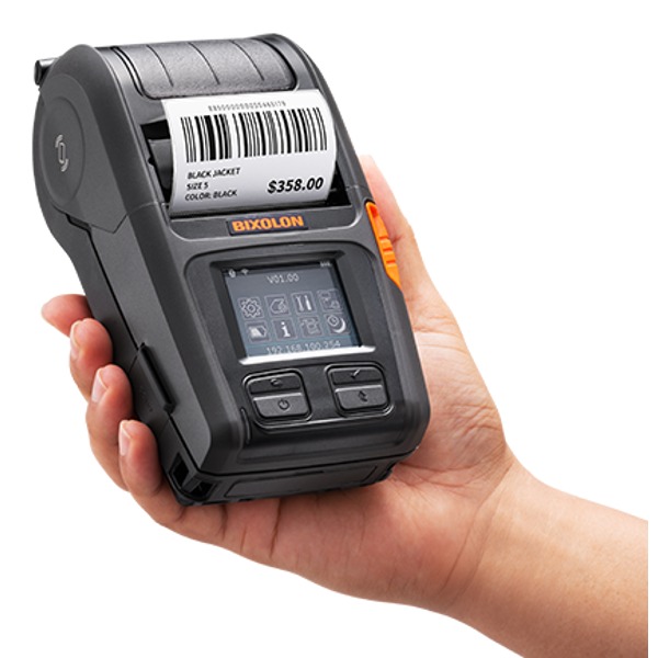 Мобильный принтер этикеток Bixolon XM7-20, 203 dpi, Bluetooth, Wi-Fi, RS-232, USB XM7-20iaWDaK