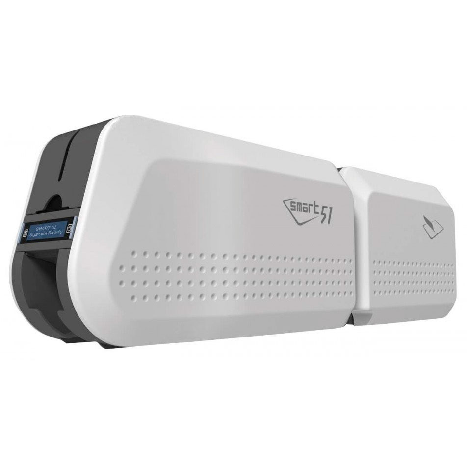 Принтер пластиковых карт Smart 51 Dual Side LAM двусторонний с ламинатором, 300 dpi, USB 651316
