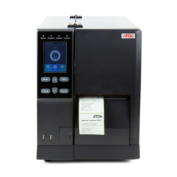 Принтер этикеток Атол TT631, 600 dpi, USB, RS-232, Ethernet 60102