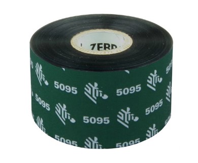 Риббон Zebra 5095 40 мм х 450 м, Resin, намотка OUT, втулка ширина 40 мм, диаметр 25,4 мм (1 дюйм), 05095BK04045