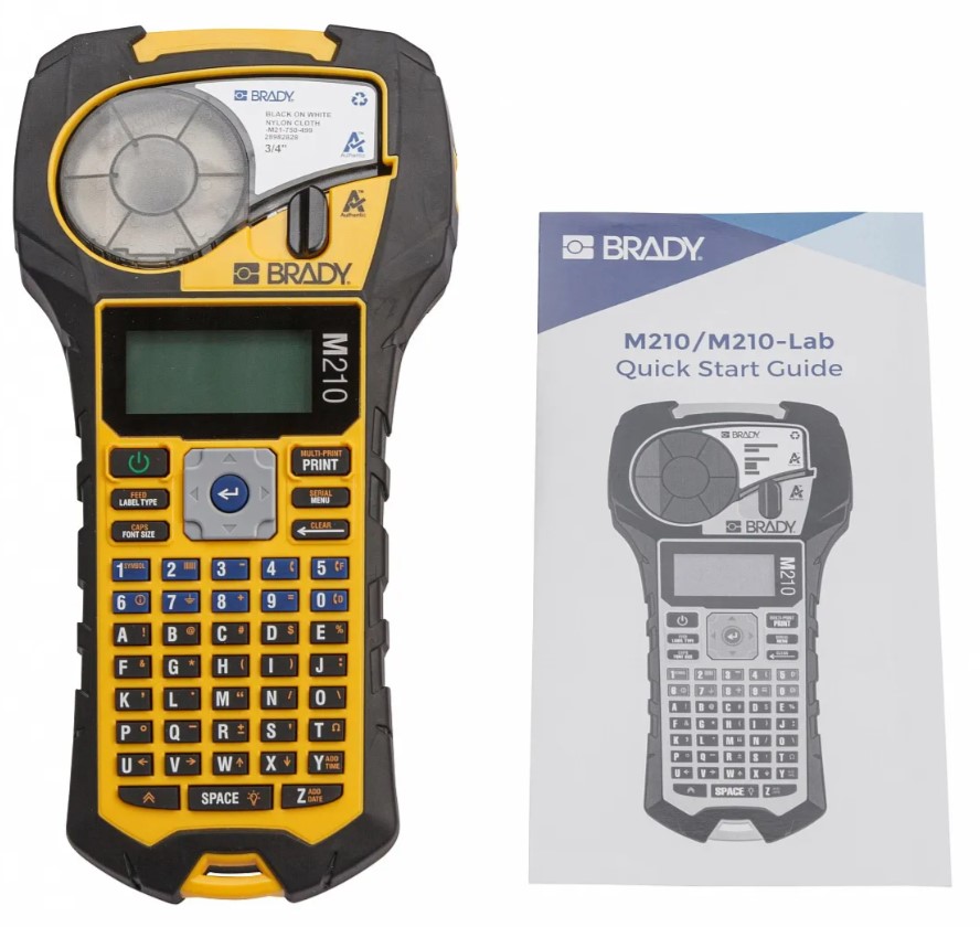 Портативный ленточный принтер этикеток Brady M210-RUS с кириллицей brd152262